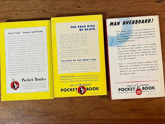 Vtg Paperbacks - Erle Stanley Gardner - lot of 3