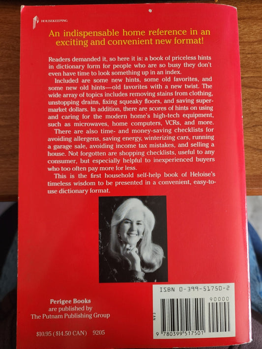 Heloise from A to Z by Heloise (1992, Paperback)