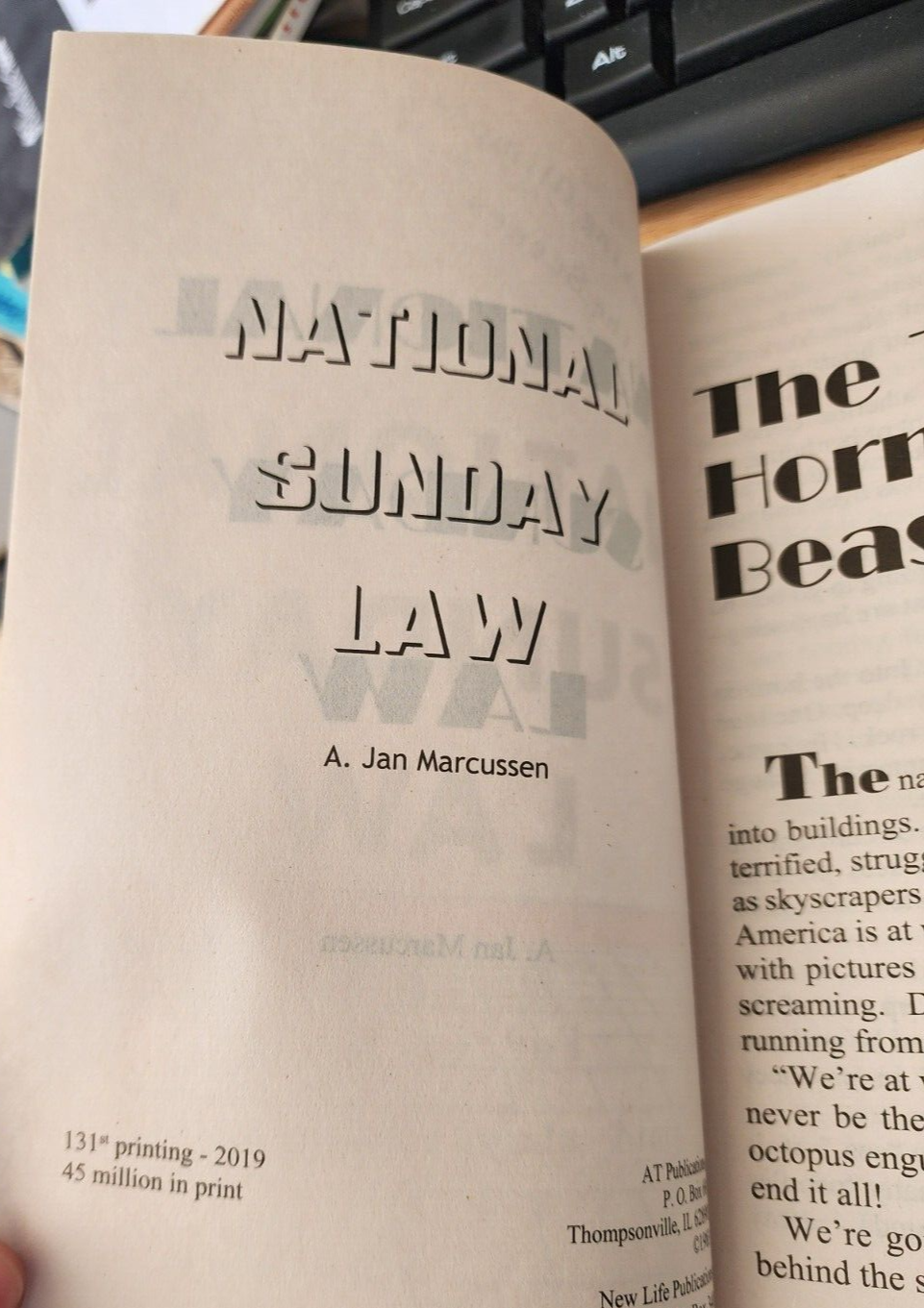 National Sunday Law PB