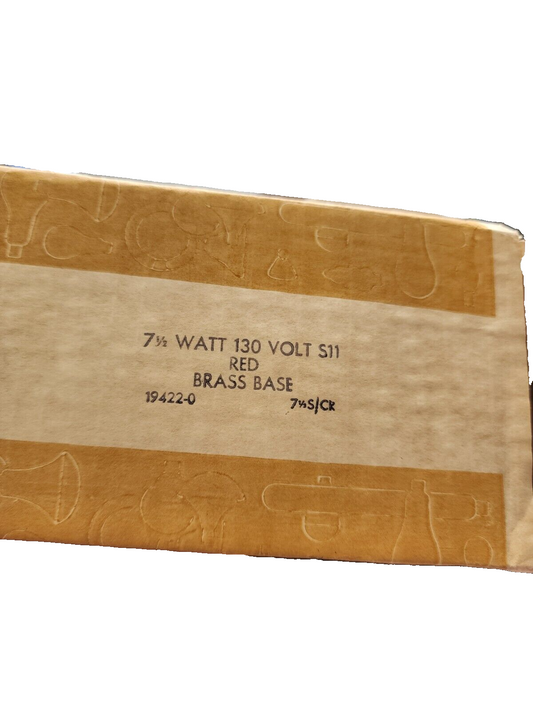 Sylvania 15 Watt 120V Candelabra Red Bulb Lamp 10pk