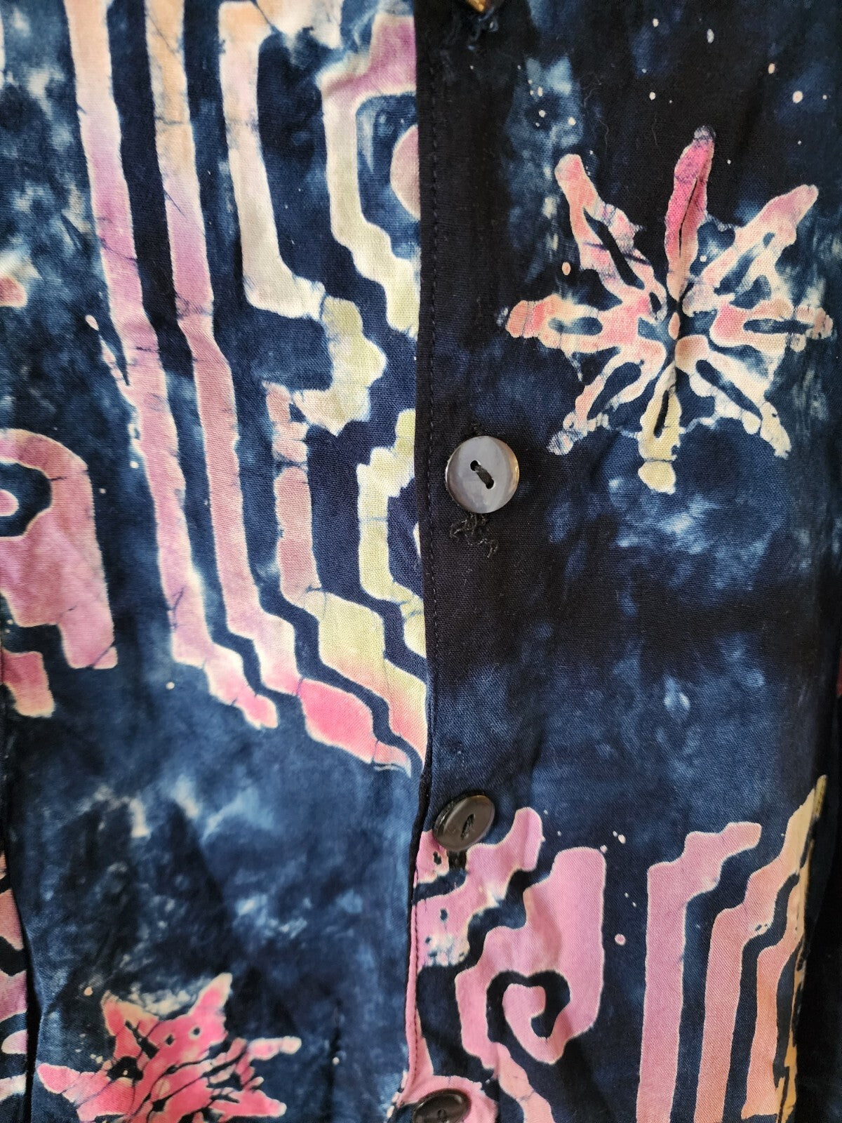 Vtg Signature Imports Patterned Dress Size Small w/Pockets