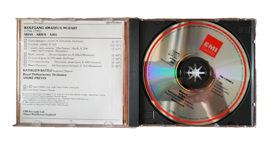 Kathleen Battle Sings Mozart (CD) Wolfgang Amadeus Mozart - Andre Previn - GOOD