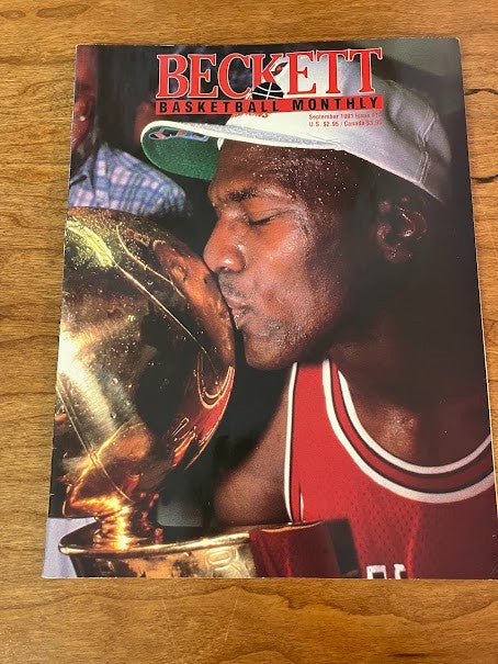 Beckett Basketball 1991 Issue #14 Michael Jordan Cover