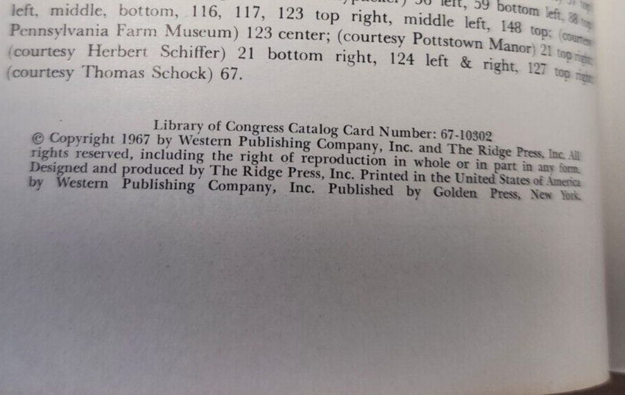 The Golden Guide to American Antiques (A Golden Handbook) 1967 Paperback