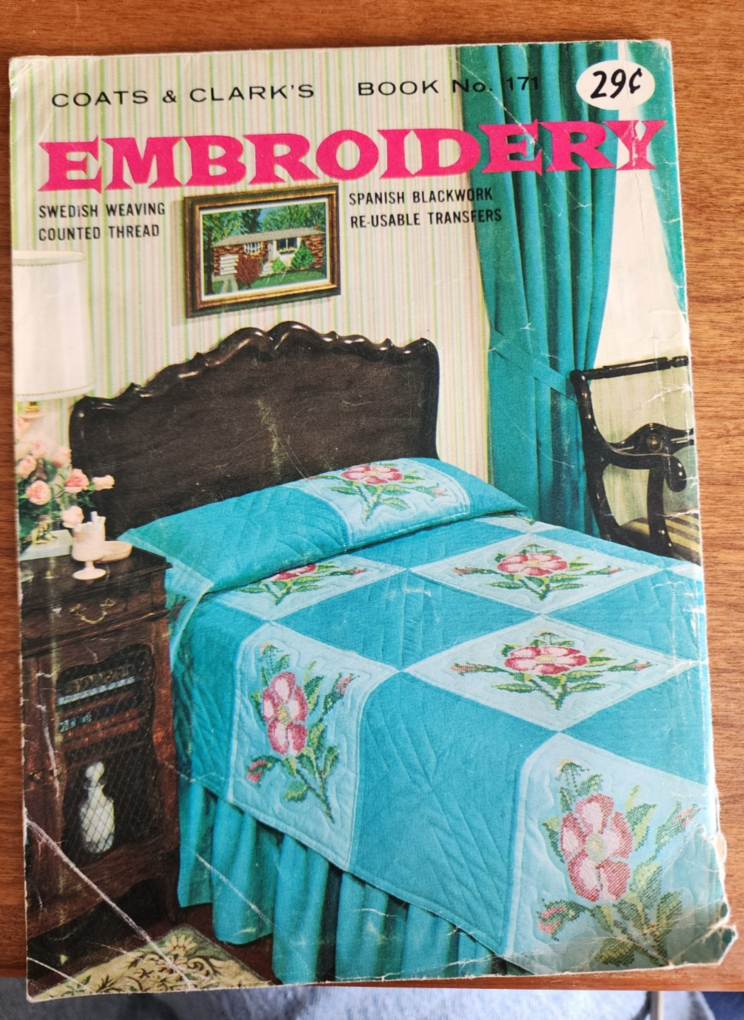 Vtg Embroidery Booklet: Coats & Clark's #171