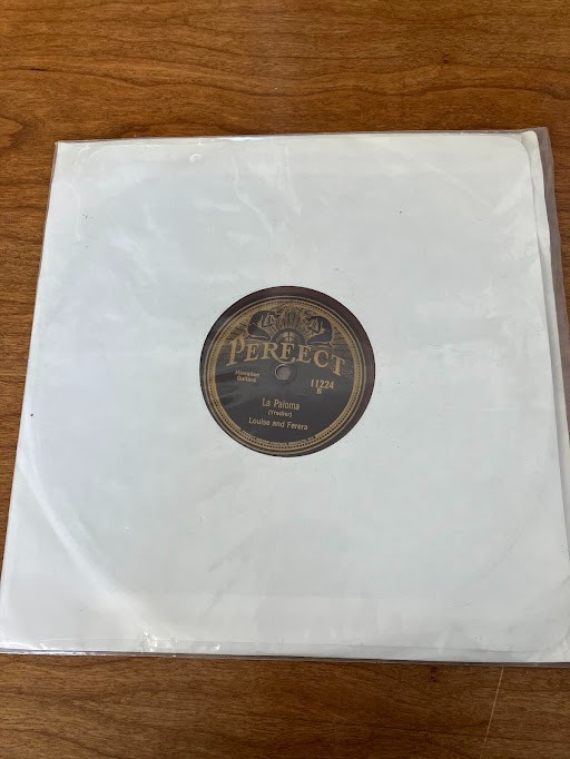 Record - A: Kawaha Ferera and Franchini B: La Paloma (Yradier) Louise and Ferera