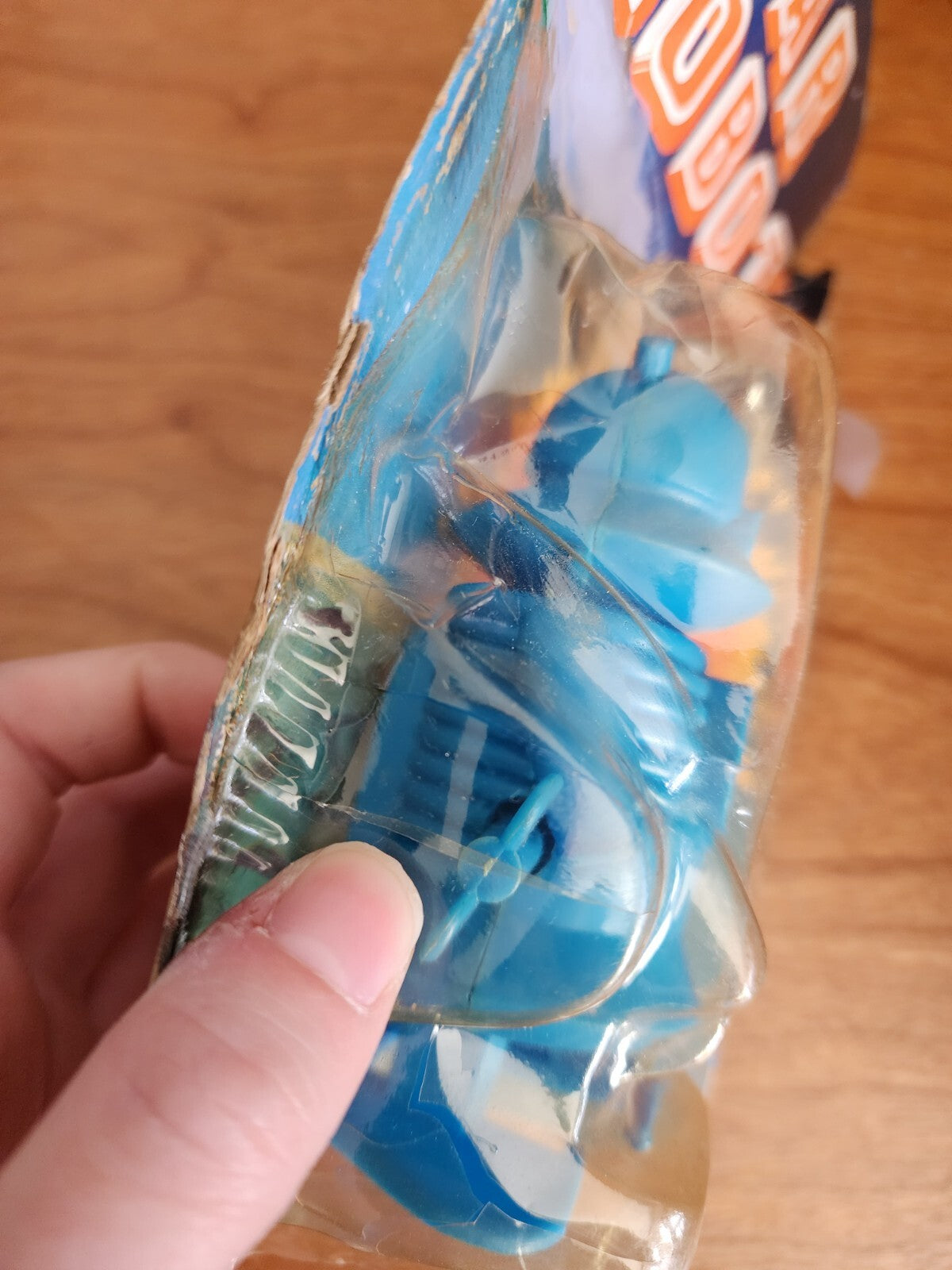 1978 Durham Sindwinder STAR ROBOT Wind-Up Toy Blue