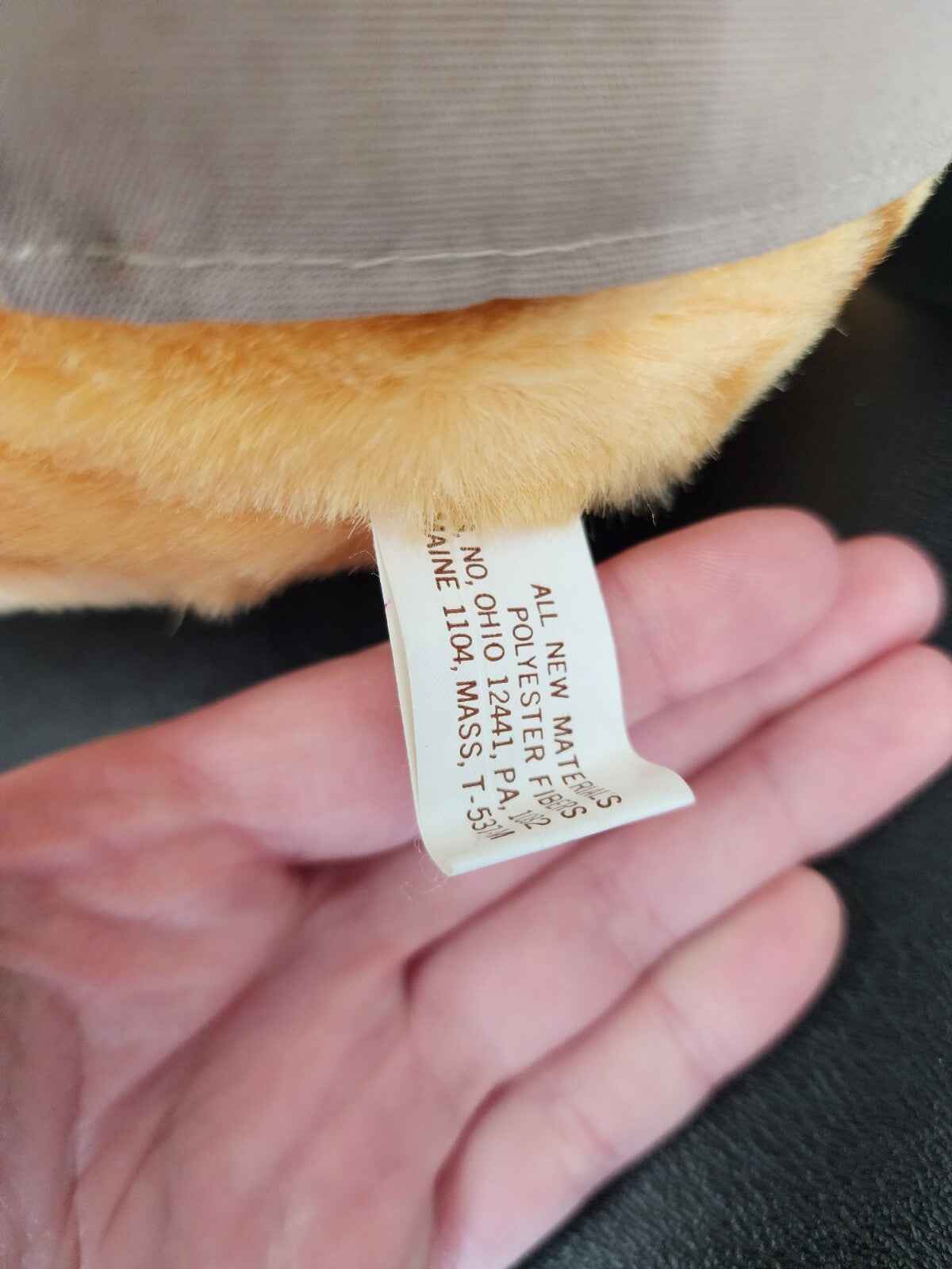 Vtg CHOSUN Safari Hunter Giraffe Plush Animal 13"