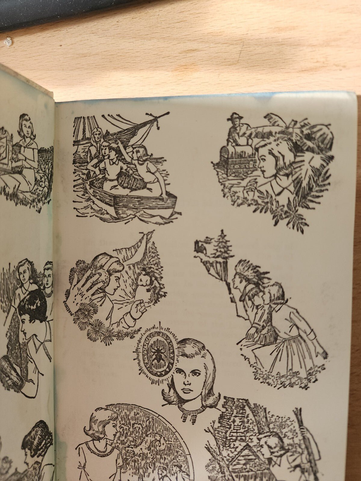 Nancy Drew #15 The Haunted Bridge Carolyn Keene Vintage Hardcover Book