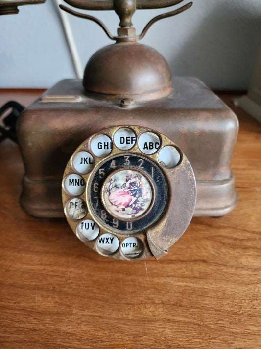 Vtg French Style Rotary Dial Telephone from the 1960s Model 780-4367