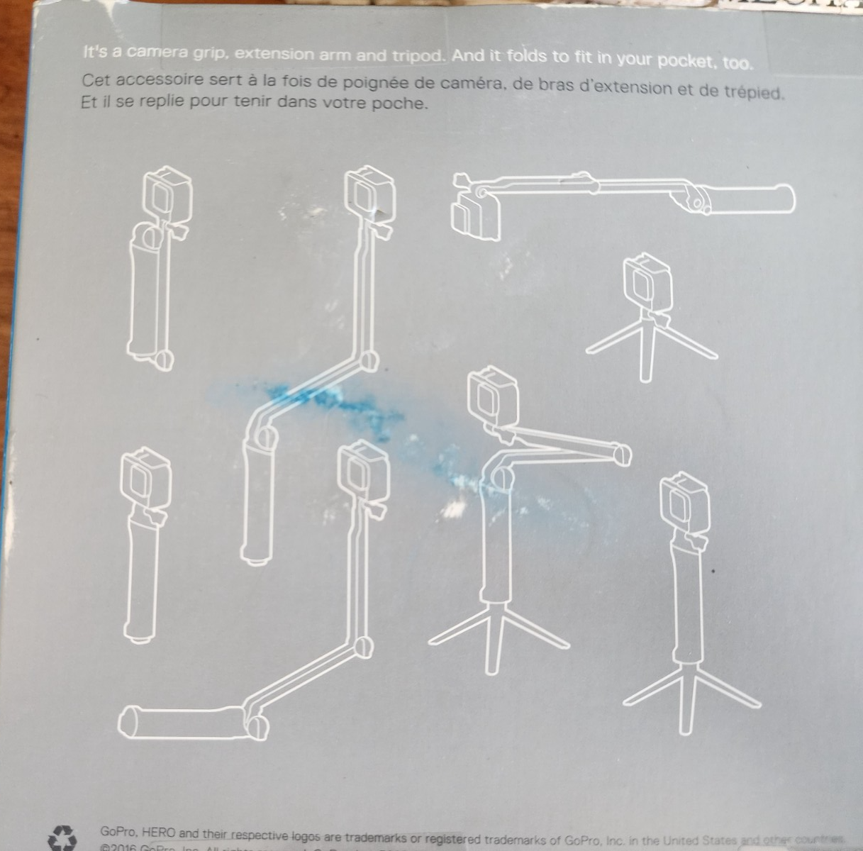 GoPro - 3-Way Tripod/Grip/Arm Fits All GoPro Cameras