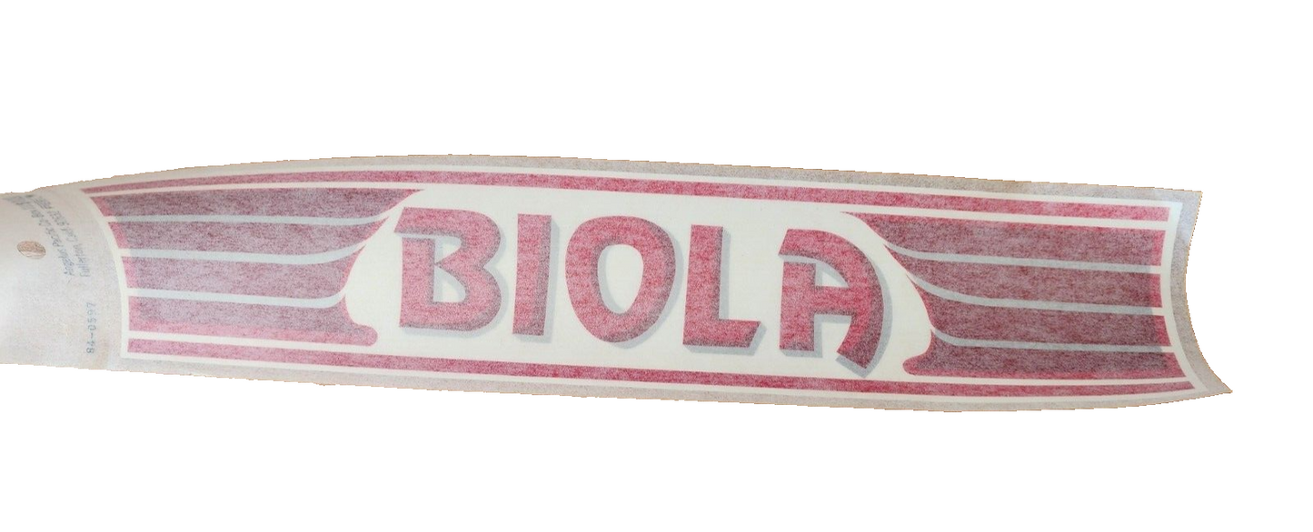 Biola bumper sticker