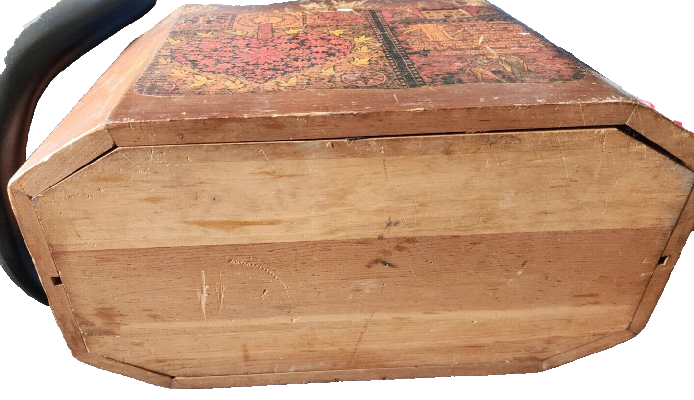 Vintage Mid-Century Wooden Magazine Floor Stand/Rack