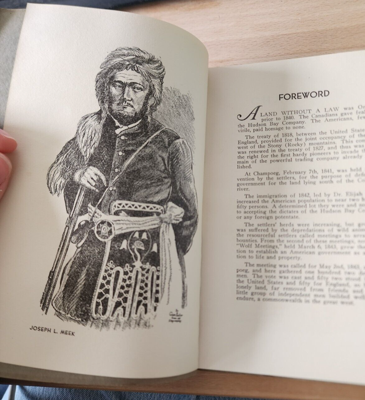 1935 Champoeg Poetry Book, J. Dean Butler Self Published - Good Condition