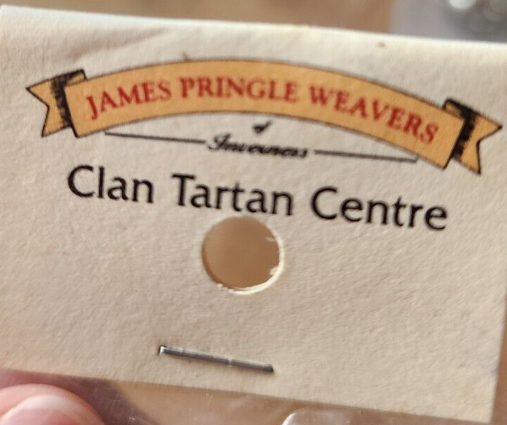 Clan Tartan Centre Gordon James Pringle Weavers Thimble