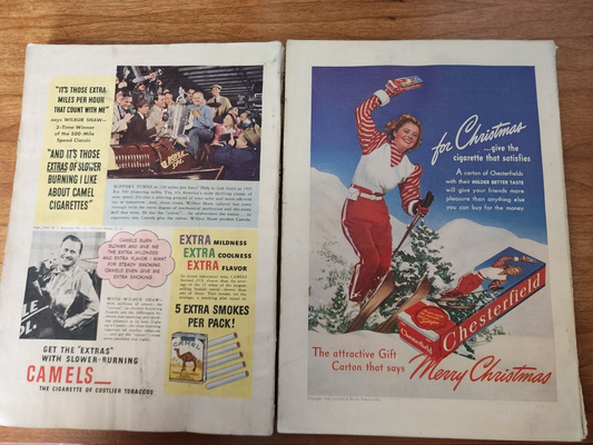 Lot of 2 Vintage Popular Mechanics Magazine 1940'S