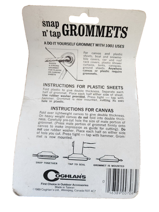Coghlan's NO. 706 Snap 'n Tap Grommets - 8-Pack