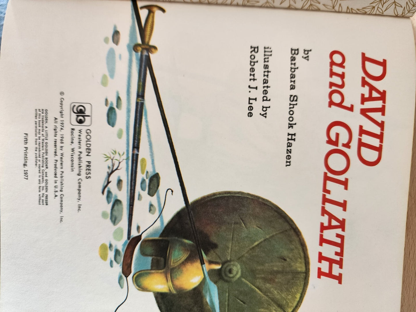 Lot of 3 - A Little Golden Book -Story of Jonah/David & Goliath /Noah's Ark