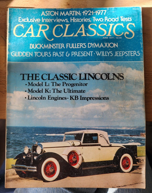 Lot of 3 Car Classics April, June, December 1977 Magazines