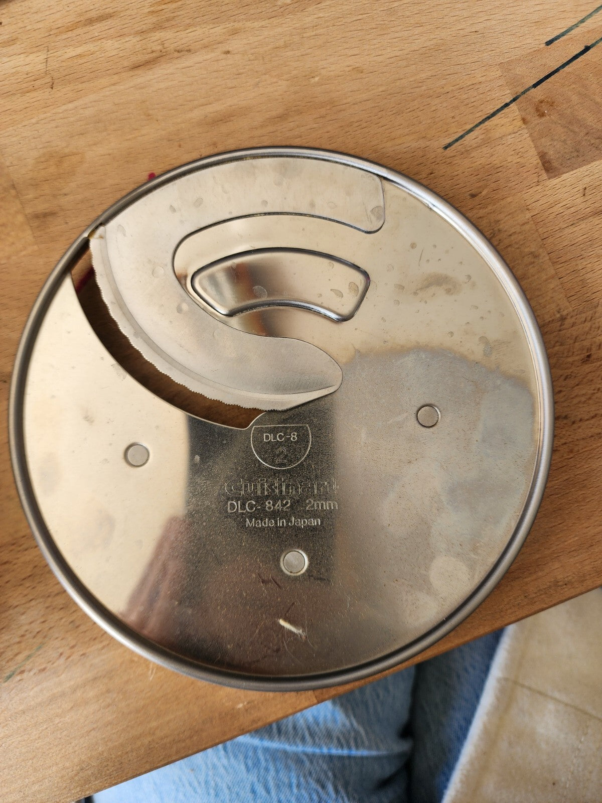 CUISINART 7-SLOT DISC HOLDER Storage Rack Comes with 7 Blades