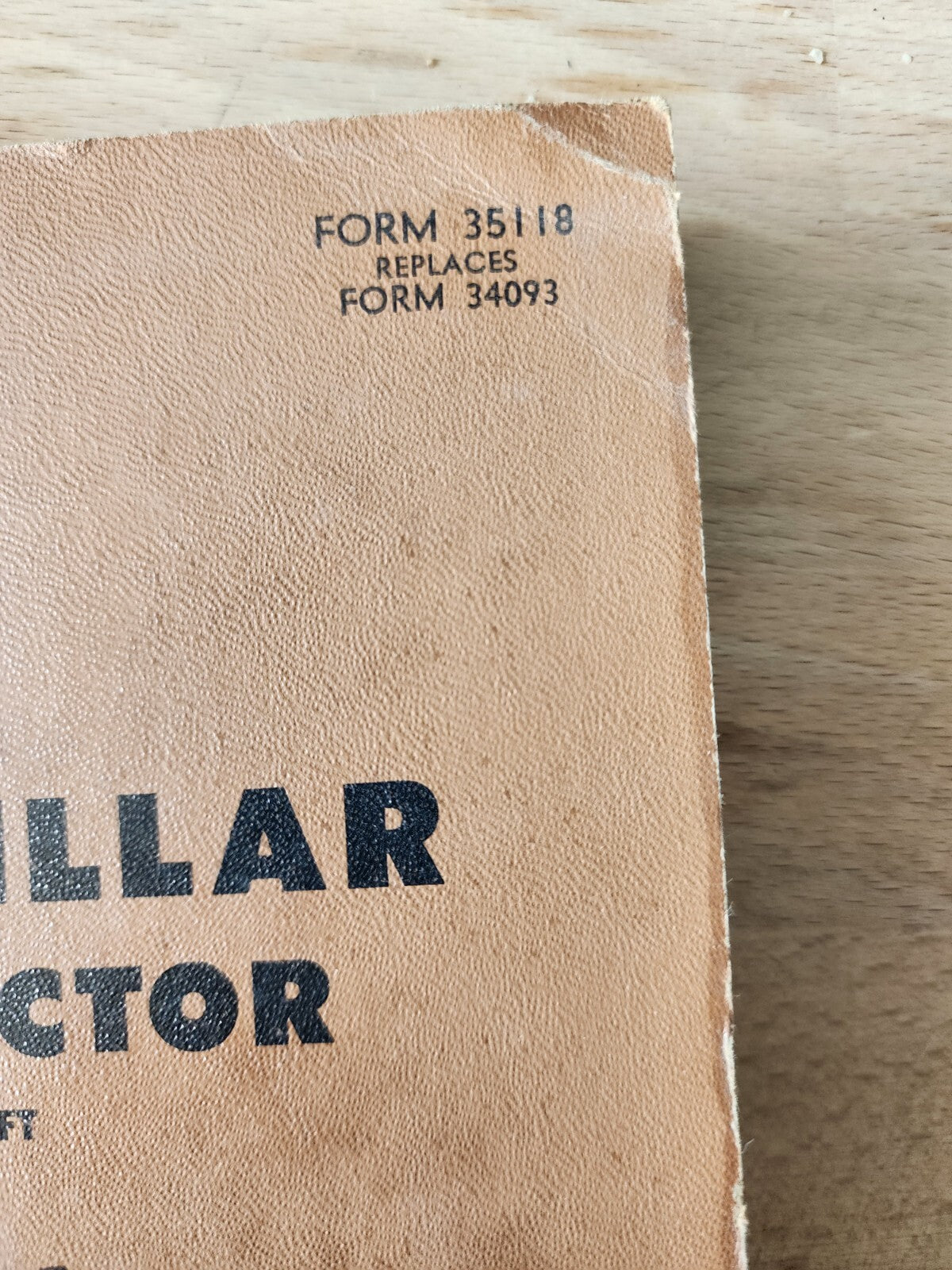 CATERPILLAR 619 TRACTOR POWER SHIFT PARTS BOOK 1970 SERIAL 61F1-UP