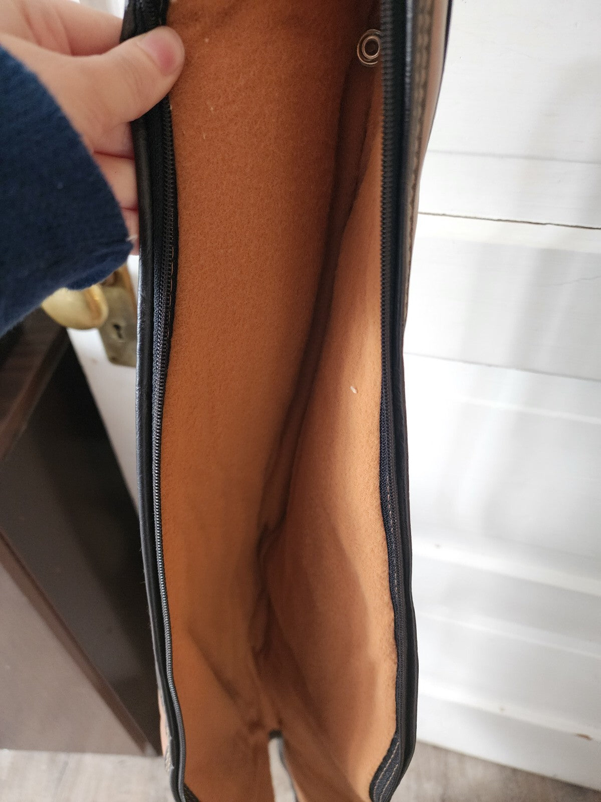 Leather Gun Protection Carrying Transport Case