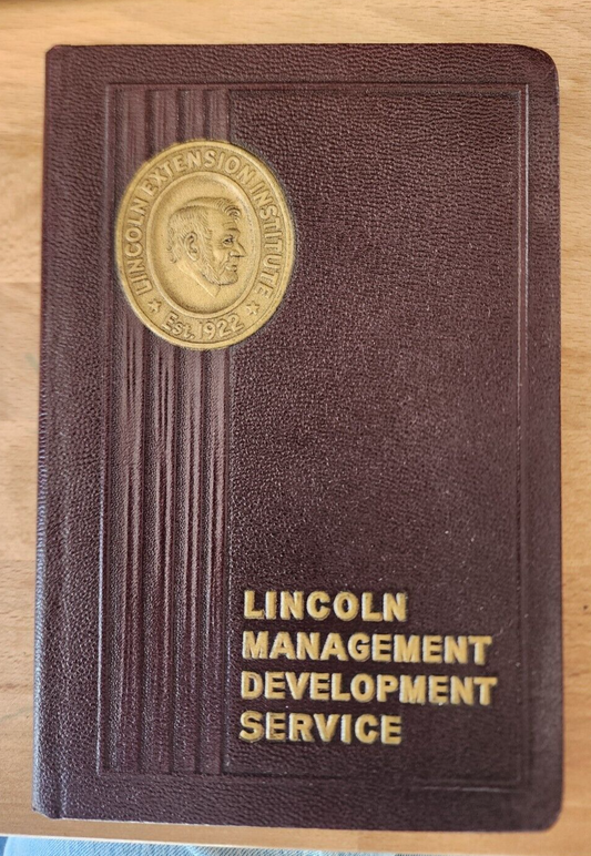 11 Lincoln Extension Institute Antique Book Cleveland