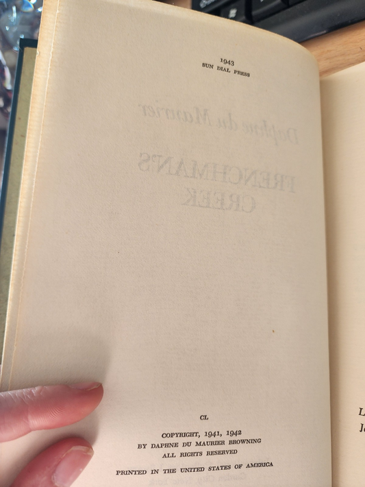 French Man's Creek by Daphne Du Maurier International Collectors Library - VG