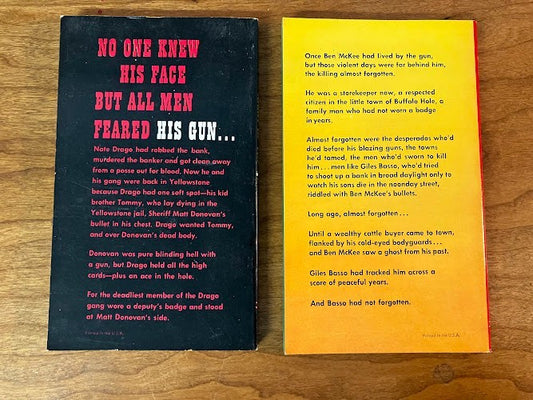 Lot of 2 Westerns by Steven C. Lawrence