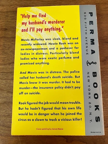 Vtg Paperback - Unhappy Hooligan - Stuart Palmer