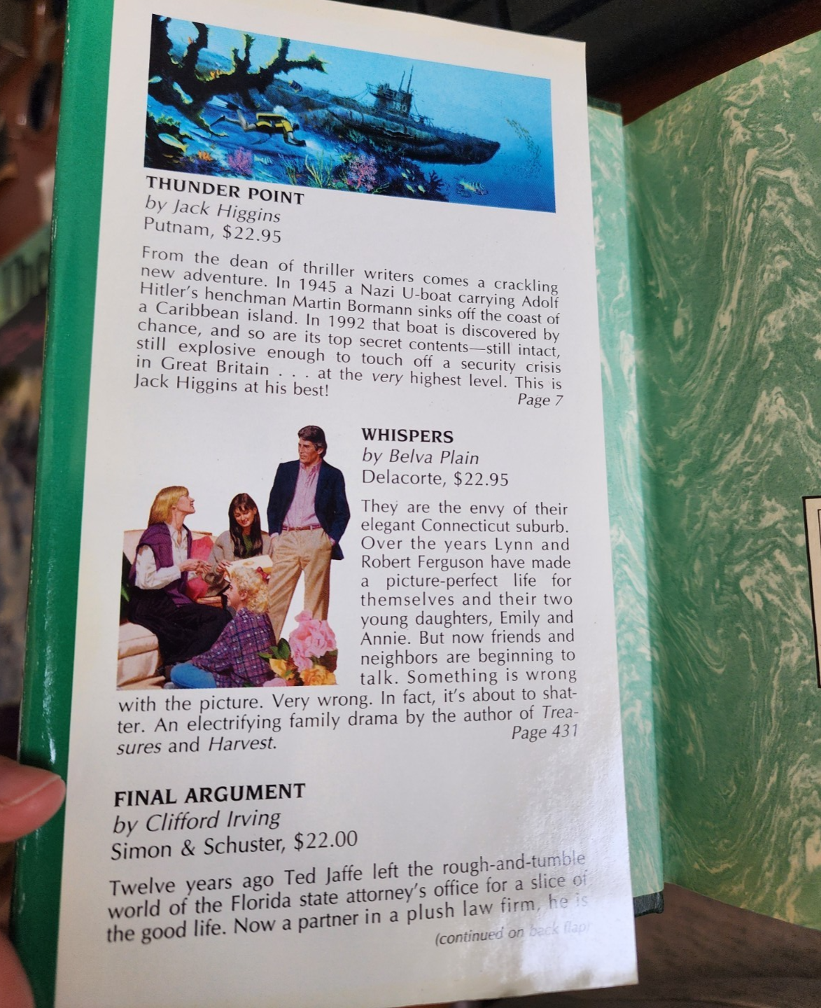 Reader's Digest Condensed Books 1993 Volume 5