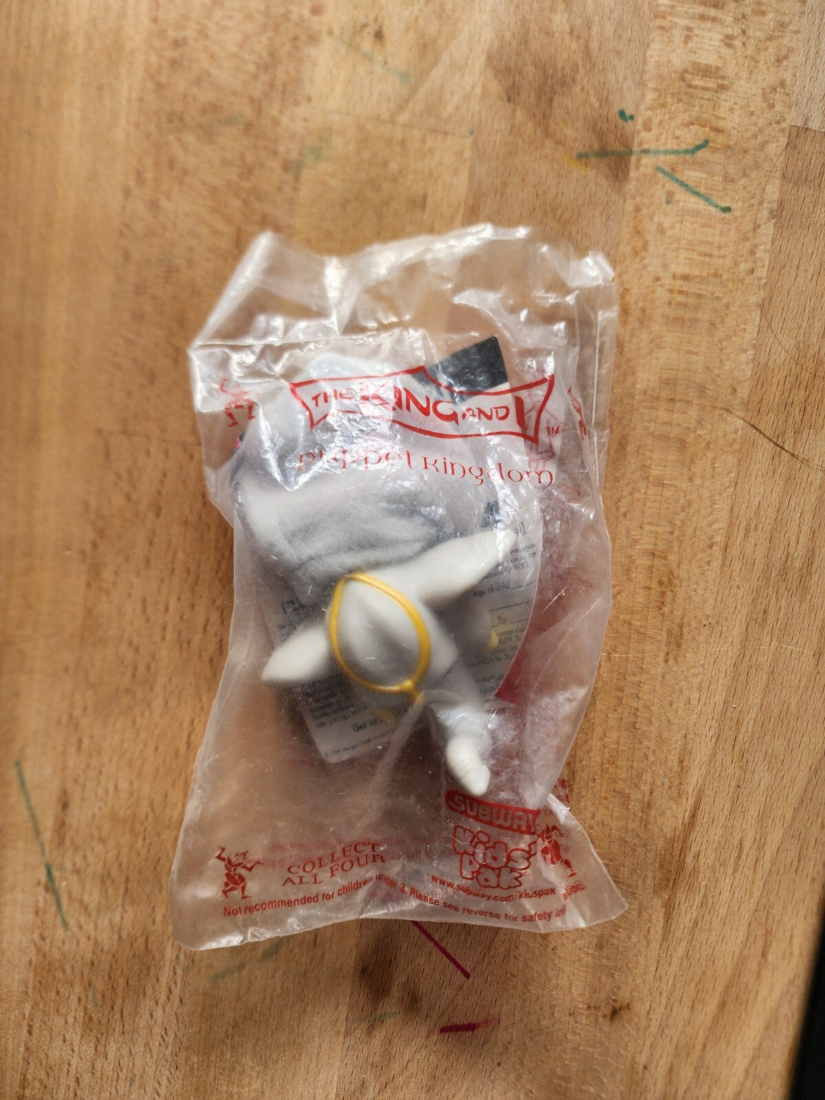 RARE 1999 Tusker Elephant 4" Subway Movie Action Figure Puppet The King and I