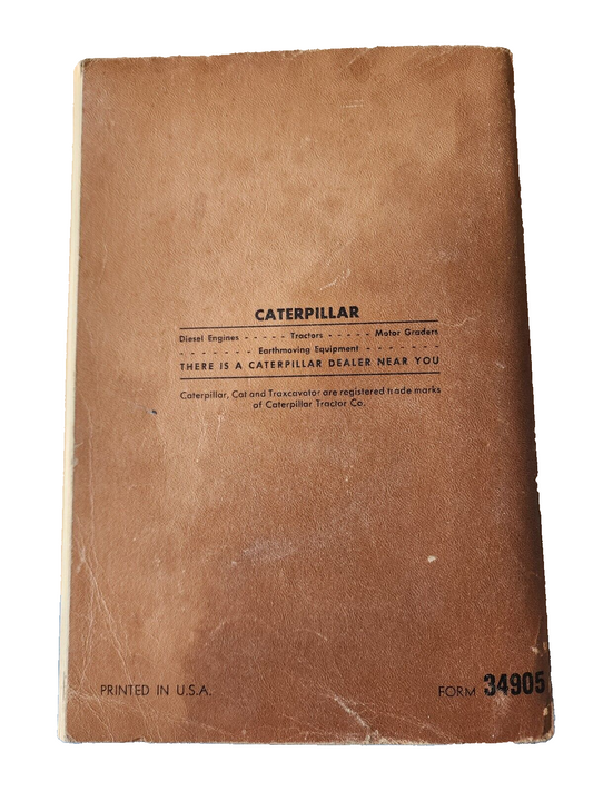 Caterpillar 977 Traxcavator 977a Bulldozer Parts Shop Manual Book