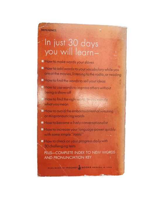 30 Days to a More Powerful Vocabulary by Norman Lewis