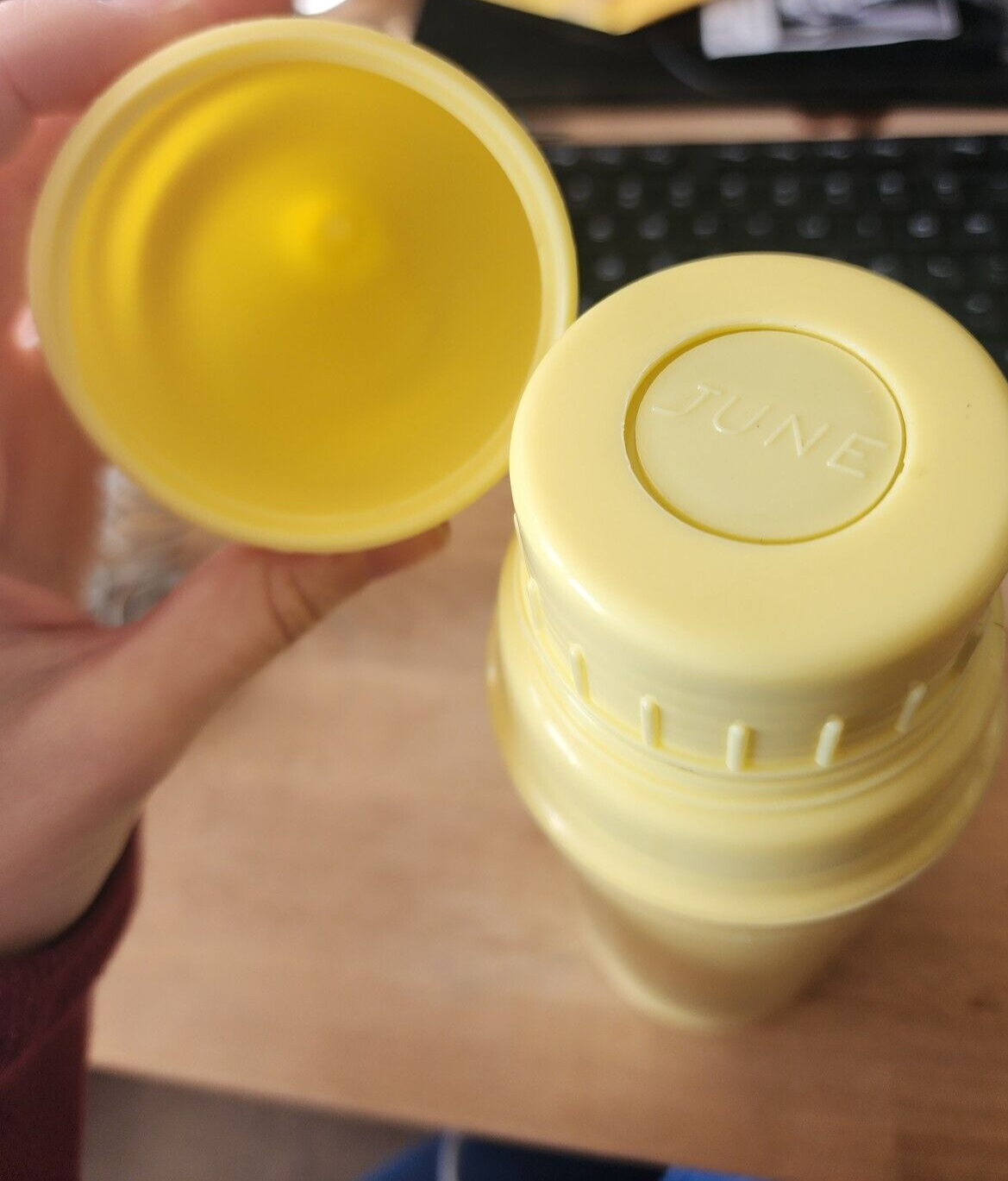 Vintage June Baby Insulated Bottle For Formula - Sweden 1930s