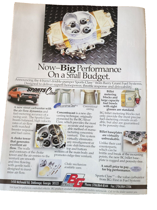 Vtg Car Craft 24-Page Special Home Engine Builder's Guide