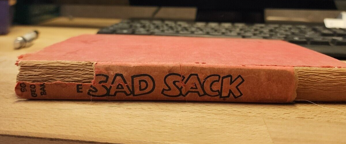 VTG THE SAD SACK BY SERGEANT GEORGE BAKER 1944 ILLUSTRATED HARDCOVER BOOK