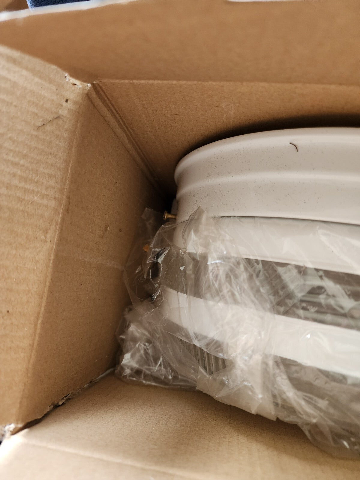 Westinghouse Interior Flush Mount Light Fixture White Finish w White/Clear Glass