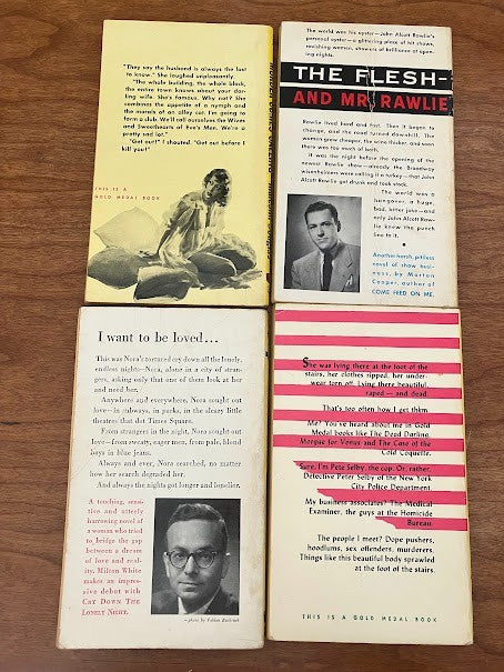 Vintage Paperbacks - lot of 4 - Gold Metal Books