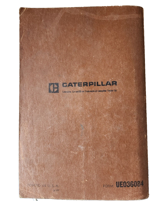 CATERPILLAR D8 TRACTOR POWER SHIFT PARTS BOOK 1970 - 46A10725-UP
