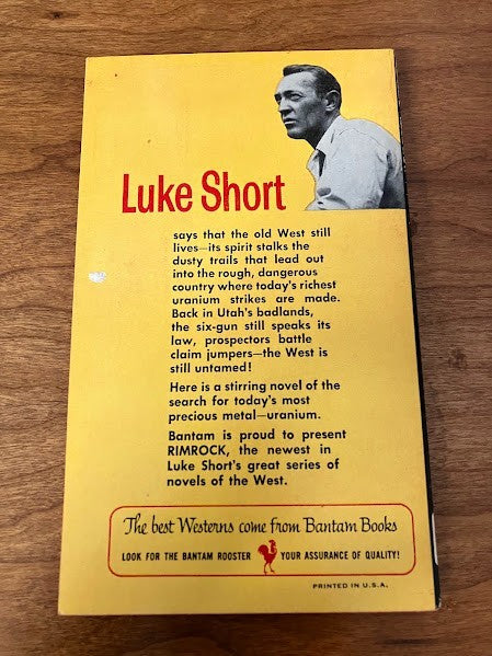 Bantam Books - Rimrock By Luke Short