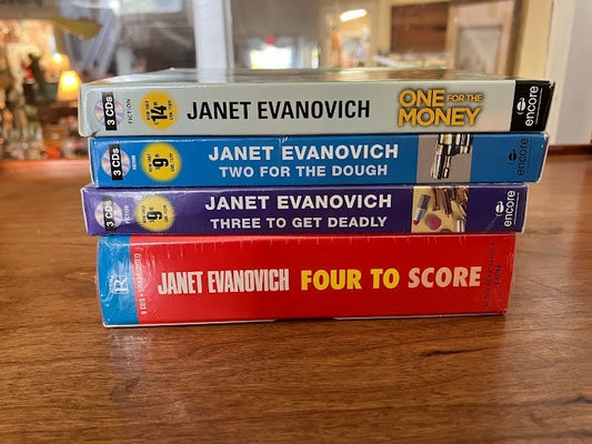 Janet Evanovich CD Audiobooks - lot of 4