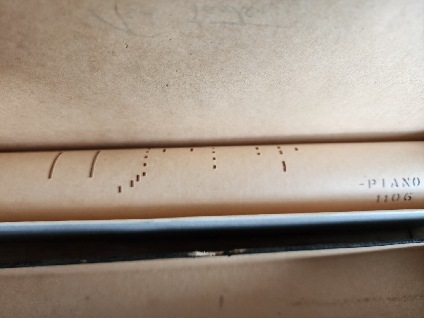 QRS Autograph Word Roll 1106 When the Moon Is Shining