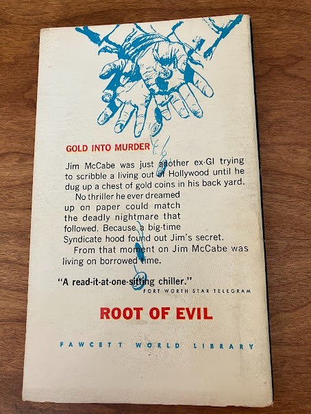Vtg Paperback - THE ROOTS OF EVIL By James Cross Crest