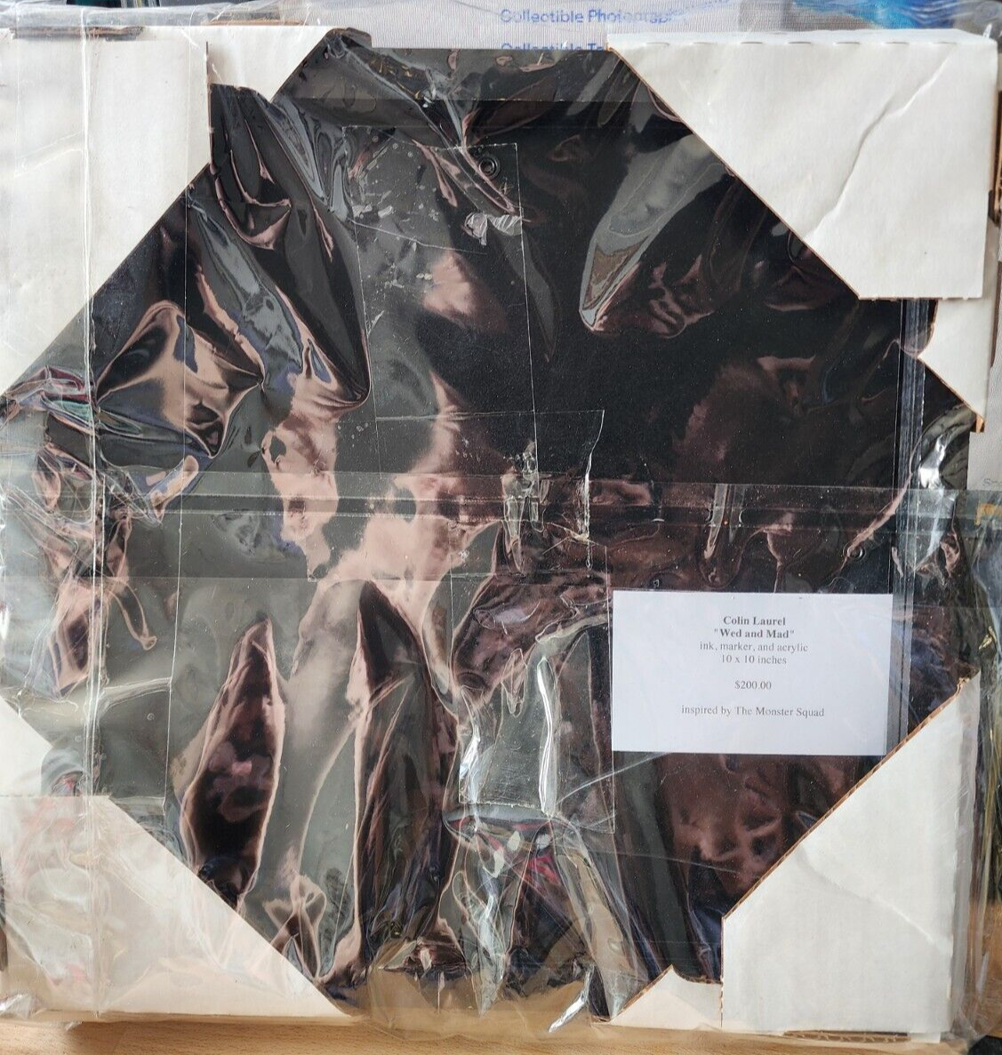 10 x 10 Colin Laurel Original Art "Wed and Mad"