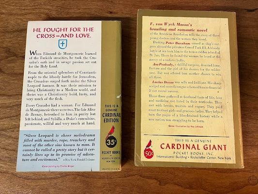 Vtg Paperbacks - F. Van Wyck Mason - lot of 2