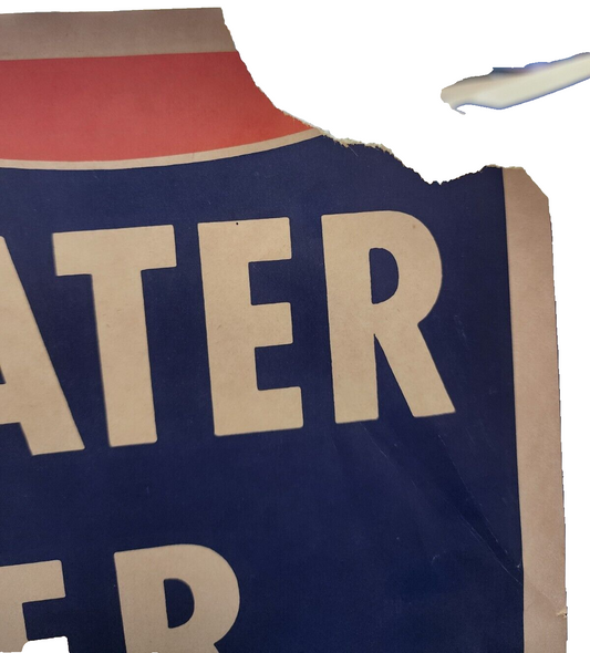 Vintage Original 1964 GOLDWATER and MILLER for US Campaign Poster 21" X 14" VGC