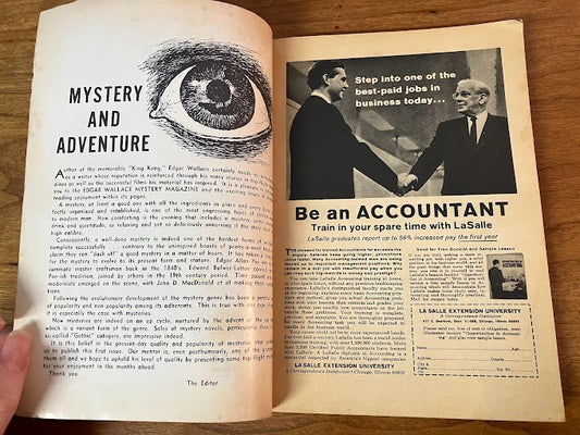 Edgar Wallace Mystery Magazine - The Kinsey Report Murder Case
