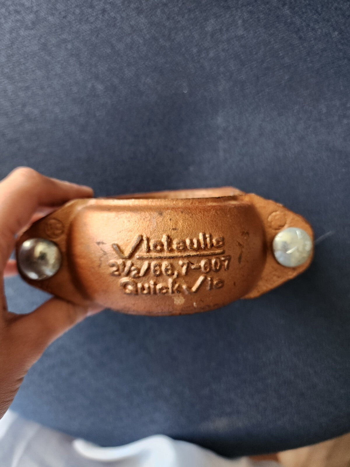 Victaulic 2-1/2" Quickvic 607 Grooved Rigid Coupling for Copper Tube