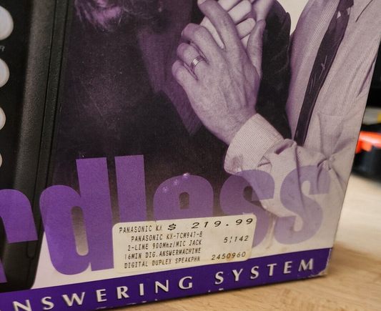 Panasonic Cordless Answering System KX-TCM947-B Black Vintage NEW